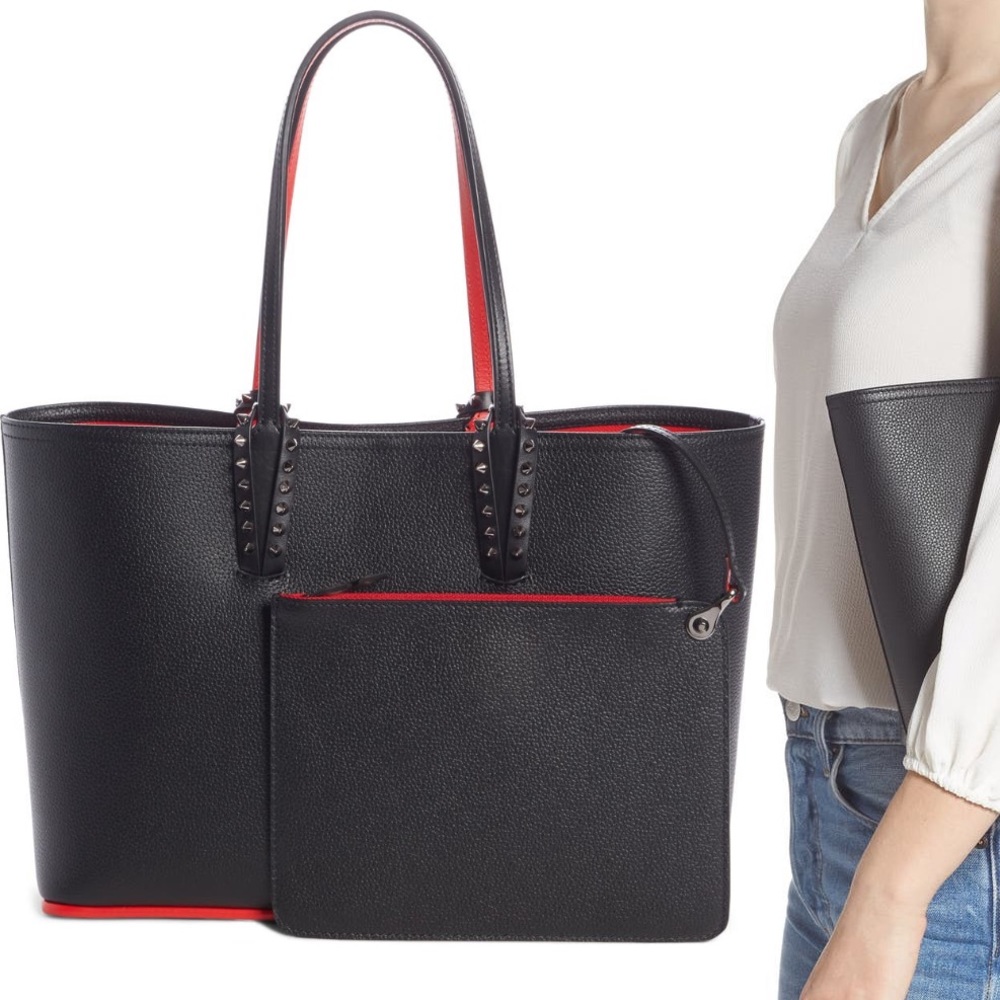 Like new Christian louboutin cabata calkskin tote